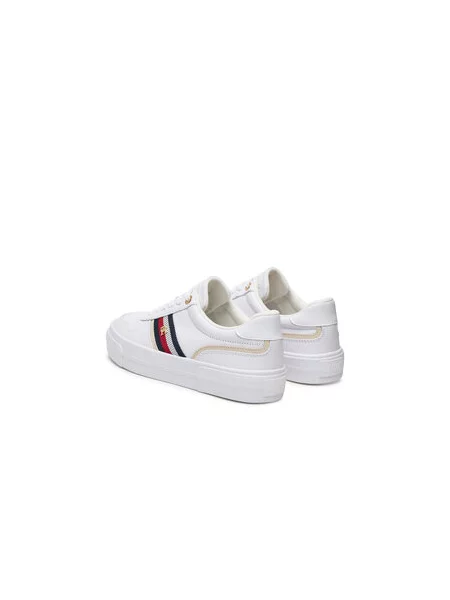 Sportcipők Tommy Hilfiger Th Platform Vulc Leather fehér