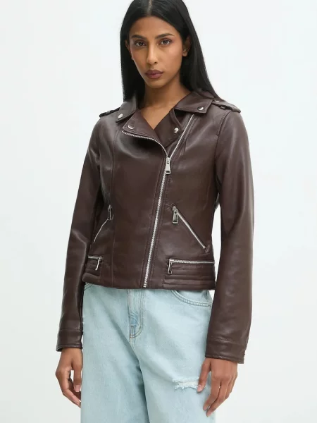 Kurtka przejściowa Answear.lab brązowa