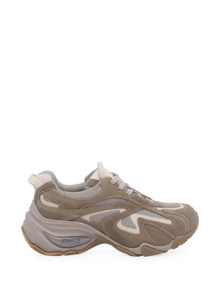 Sneakerși Ash din piele de căprioară maro