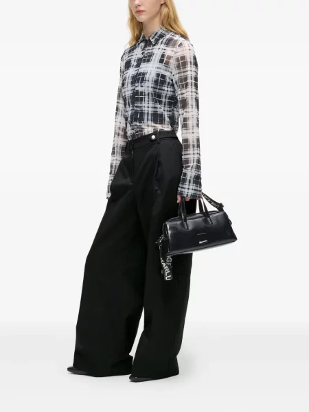 Pantaloni Karl Lagerfeld Jeans negru