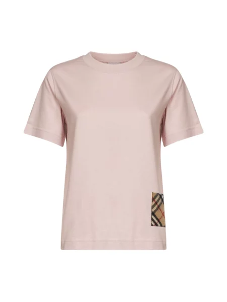 Koszulka Burberry różowa