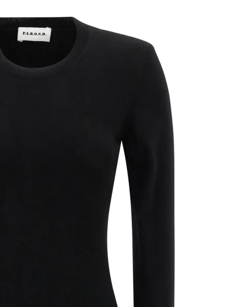 Rochie midi P.a.r.o.s.h. până la genunchi de costum negru