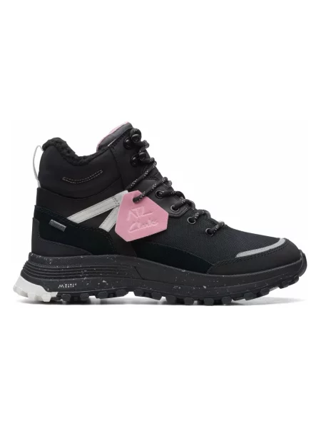 Botki Clarks skórzane czarne