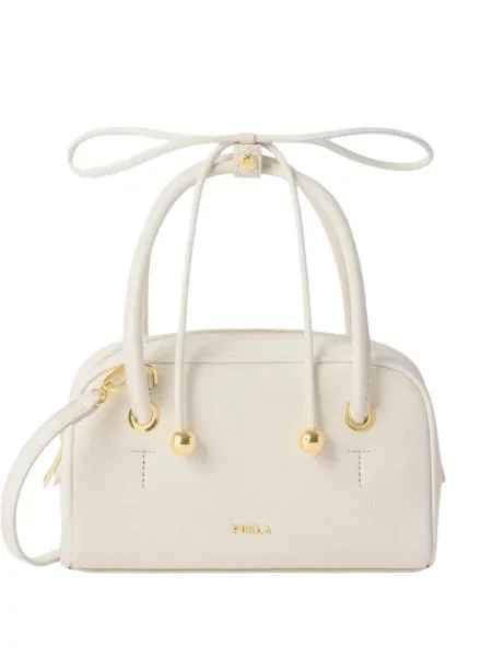 Body Furla din piele alb