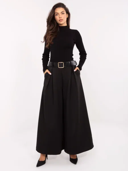 Pantaloni Moda Italy negru