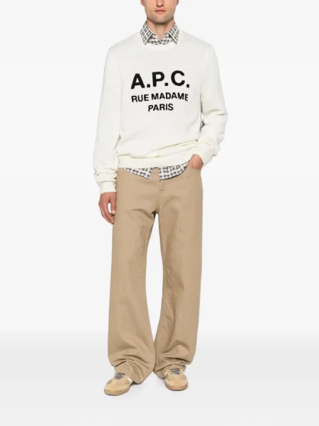 Pulover A.p.c. de lână cu autograf