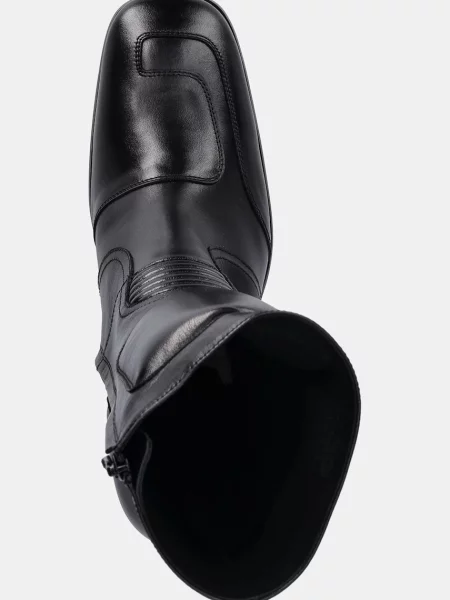 Кожаные ботинки Mm6 Maison Margiela черные