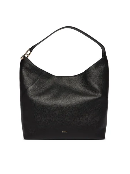 Geantă shopper Furla din piele negru