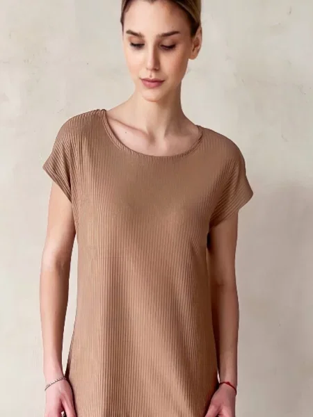 Футболка LadyLike текстиль бежевий