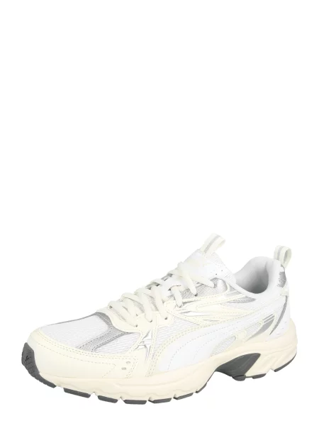 Sneakerși Puma de lână alb