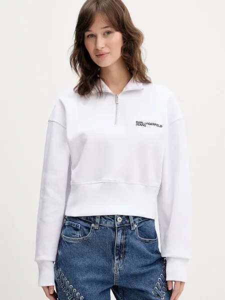 Karl Lagerfeld Jeans bluză alb
