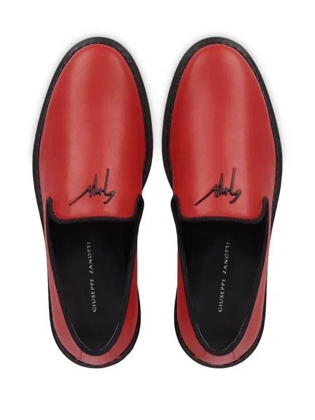 Slip-on лоуфъри Giuseppe Zanotti червено