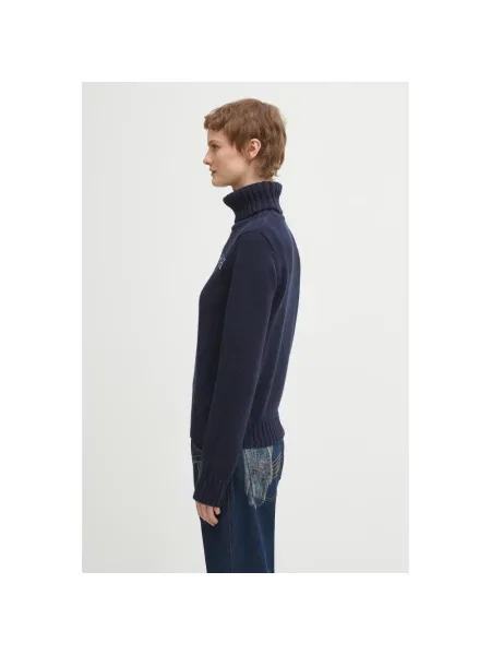 Sporty & Rich sweter S&R Nautical Knitted niebieski
