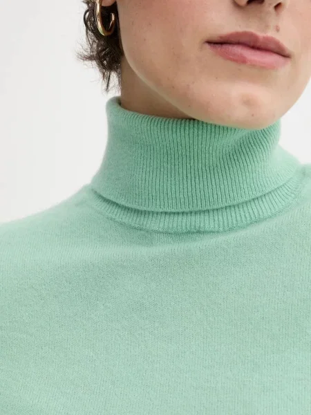 Вовняний светр United Colors of Benetton гольф сірий