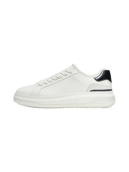 Sneakerși Bershka alb