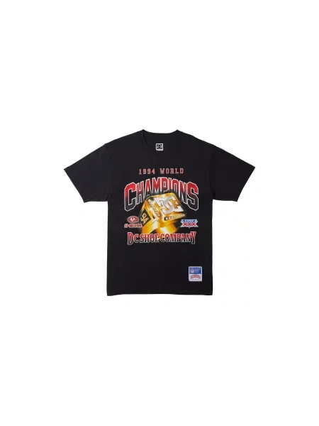 DC Shoes Champion Ring Short Sleeves T-shirt for Mężczyźni Koszulki DC Shoes Size: L czarny