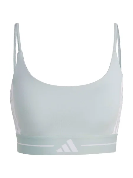 ADIDAS PERFORMANCE Sutien sport HYG verde mentă alb