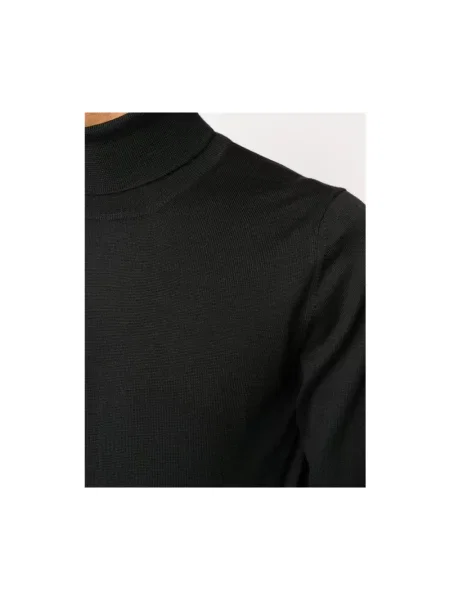 Sweter La Fileria wełniany czarny