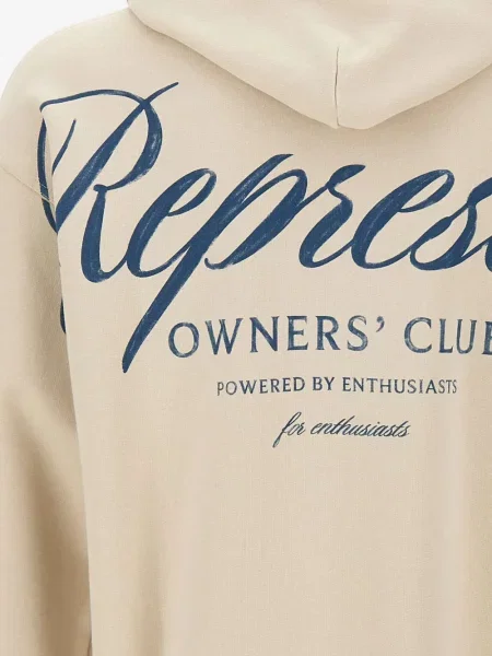 Суичър с качулка Represent с принт