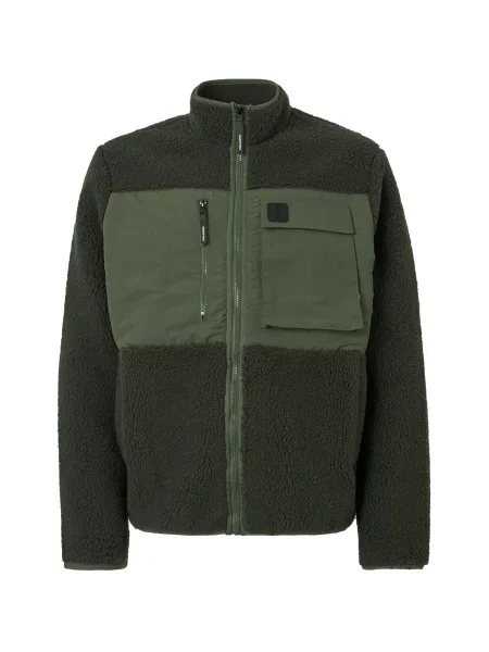 Volcom Jachetă fleece STORM STONE pin verde