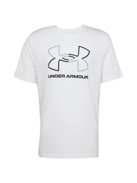UNDER ARMOUR Tricou funcțional GL FOUNDATION UPDATE gri / negru alb