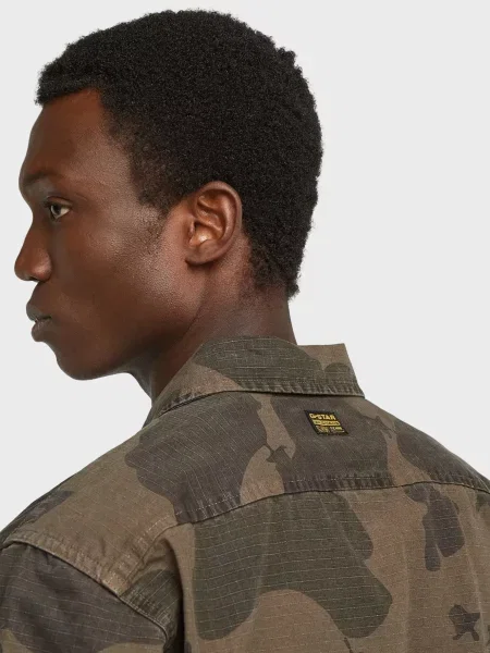 Рубашка G-star Raw зеленая