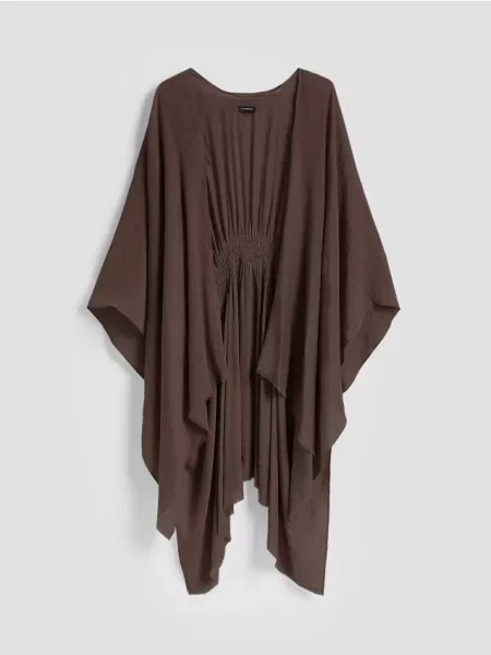 Reserved Tunică de plajă din maro