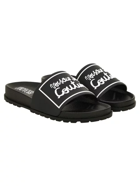Klapki Versace czarne