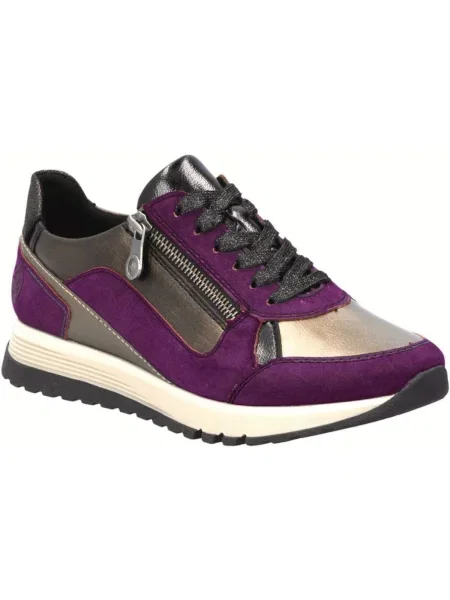 Pantofi Rieker violet