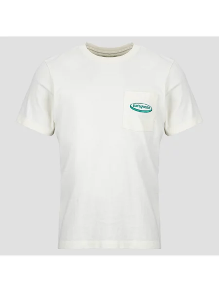 Tricou Patagonia cu autograf bej