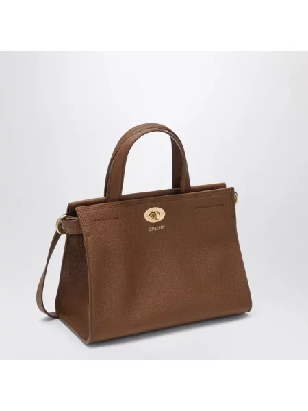 Torebka Burberry skórzana brązowa