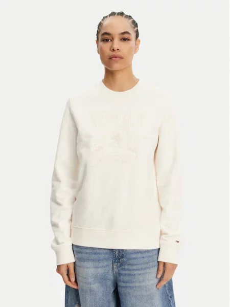 Μπλούζα Tommy Jeans λευκό