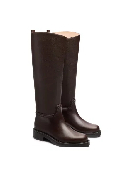 Kozaki Stuart Weitzman skórzane brązowe
