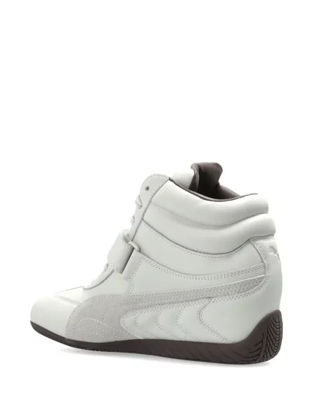 Маратонки Puma с клин ток бяло