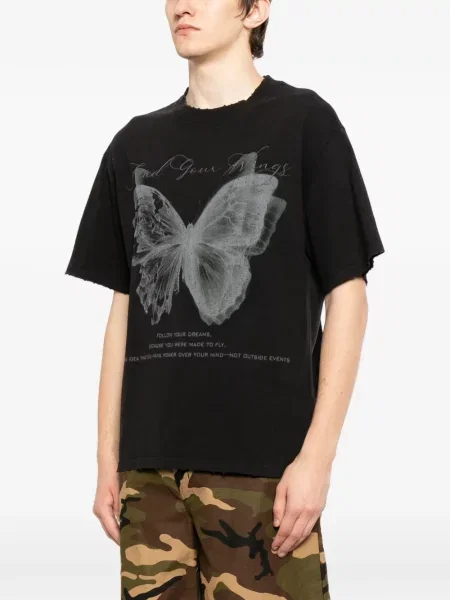 Tricou Warman cu decolteu în U negru