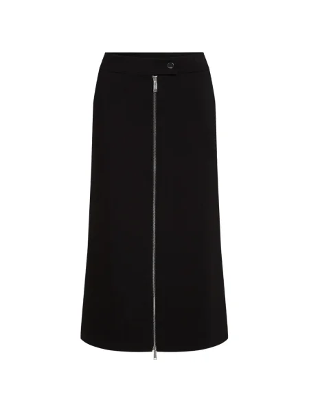 Fustă midi Karl Lagerfeld până la genunchi negru