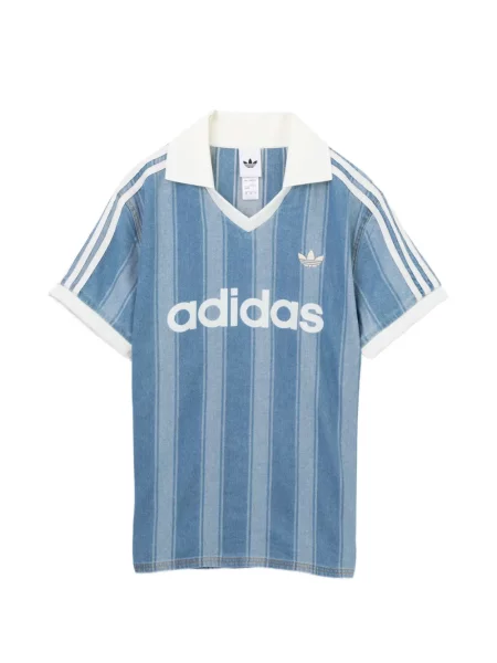 Tricou Adidas din jerseu albastru