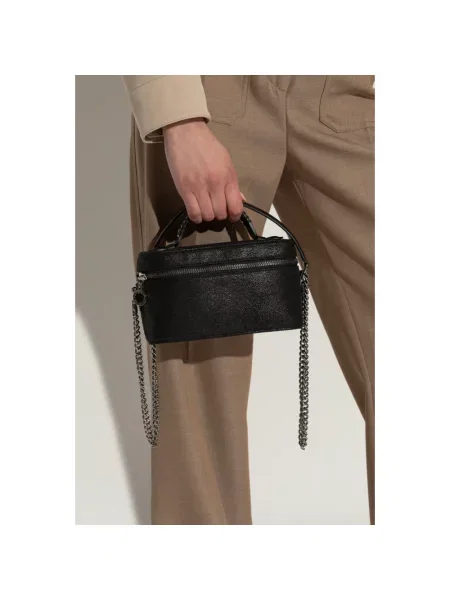 Shopperka Stella Mccartney zamszowa czarna