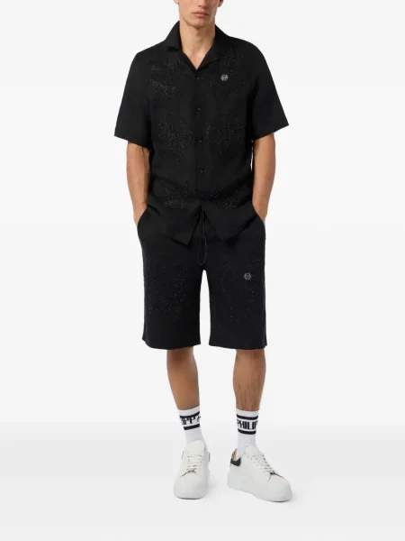 Cămașă Philipp Plein scurtă negru