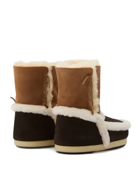 Botine Moon Boot din piele de căprioară maro