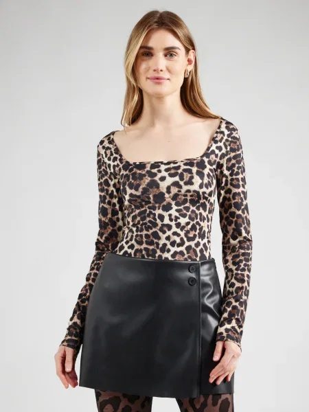 ABOUT YOU Tricou Penny bej / maro negru