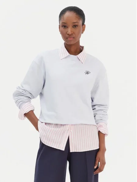 Tommy Hilfiger Μπλούζα Script Γαλάζιο