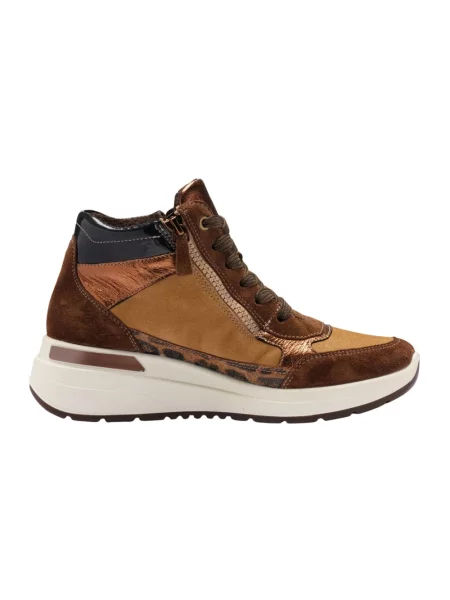 Sneakersy Ara brązowe