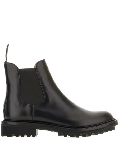 Botine chelsea Church's din piele negru