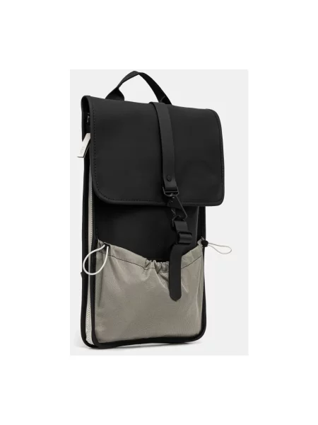 Rains plecak Mix Backpack Mini duży gładki czarny