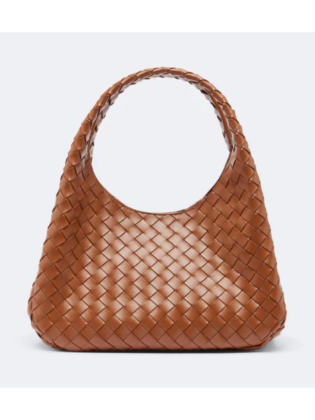 Geantă Bottega Veneta din piele maro