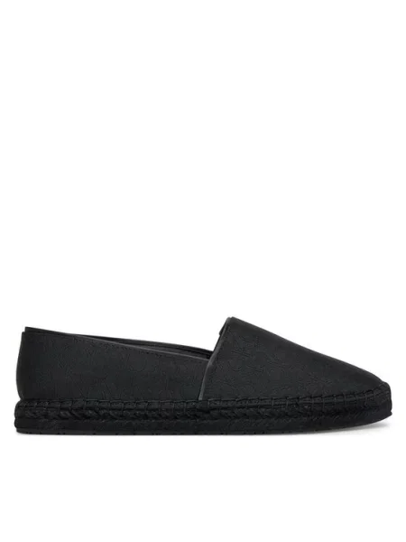 Calvin Klein Espadryle Flat Espadrille Jacq czarny