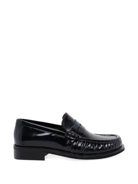Pantofi loafer Poeve din piele albastru