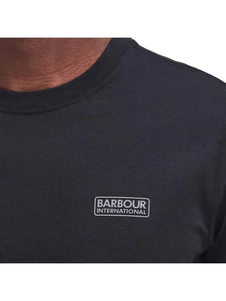 Póló Barbour autogrammal fekete