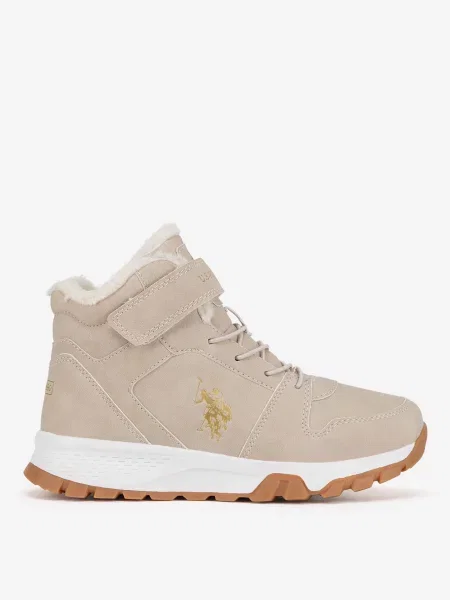 Trzewiki U.S. Polo Assn. beżowa